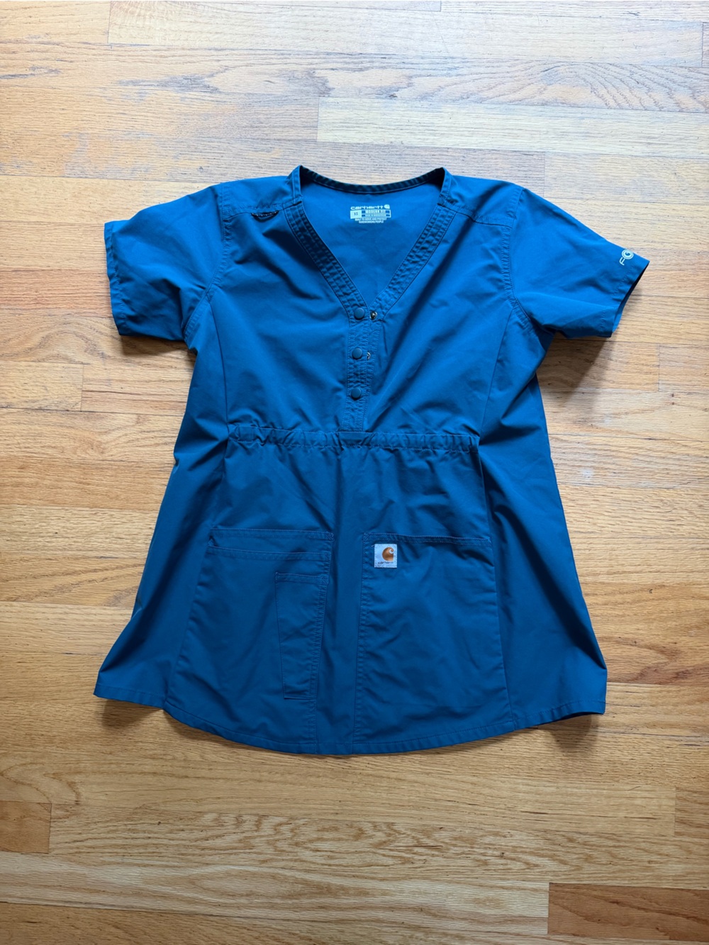 Carhartt Teal scrub top